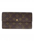 LOUIS VUITTONルイ ヴィトン）の古着「LOUIS VUITTON モノグラム ポシェット・ポルトモネ クレディ長財布」
