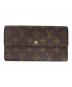 LOUIS VUITTON（ルイ ヴィトン）の古着「LOUIS VUITTON モノグラム ポシェット・ポルトモネ クレディ長財布」