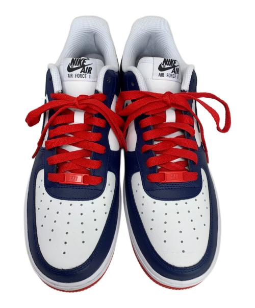 NIKE（ナイキ）NIKE (ナイキ) NIKE AIR FORCE 1 LOW BY YOU ローカットスニーカー ブルー×ホワイト サイズ:28.5cmの古着・服飾アイテム