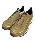 NIKEナイキ）の古着「NIKE AIR MAX 97 QS (GS) 'METALLIC GOLD '2017 RELEASE'' ローカットスニーカー」｜ゴールド