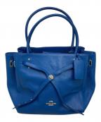 COACHコーチ）の古着「COACH ハンドバッグ」｜ブルー