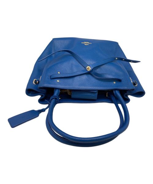 COACH（コーチ）COACH (コーチ) COACH ハンドバッグ ブルーの古着・服飾アイテム