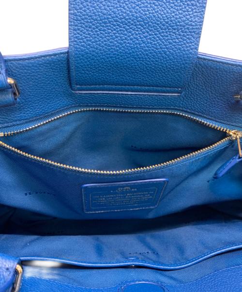 COACH（コーチ）COACH (コーチ) COACH ハンドバッグ ブルーの古着・服飾アイテム