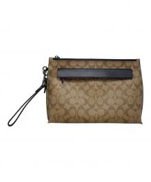 COACH（コーチ）の古着「クラッチバッグ」｜ベージュ