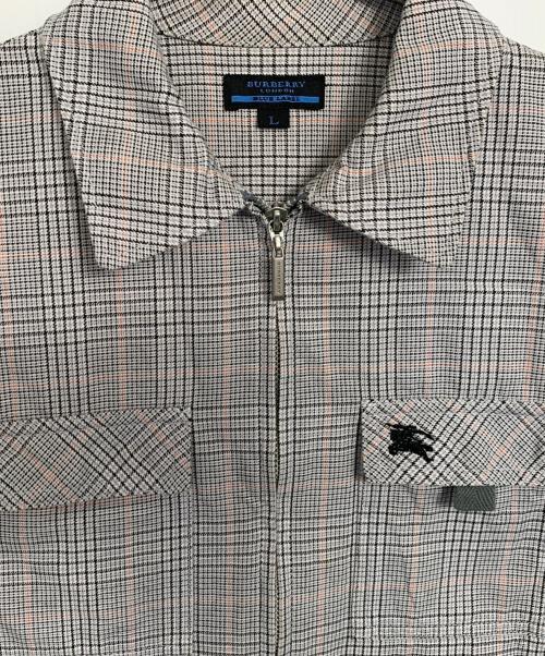 BURBERRY BLUE LABEL（バーバリー ブルー レーベル）BURBERRY BLUE LABEL (バーバリーロンドンブルーレーベル) BURBERRY BLUE LABEL 半袖シャツ ライトピンク サイズ:Lの古着・服飾アイテム