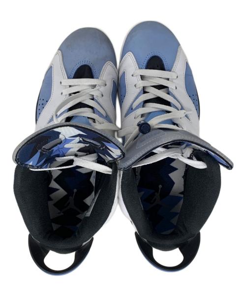 NIKE（ナイキ）NIKE (ナイキ) NIKE AIR JORDAN 6 RETRO ハイカットスニーカー ホワイト×ブルー サイズ:28㎝の古着・服飾アイテム