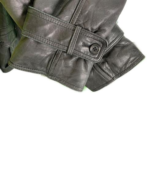 WILDOAD（WILDOAD）WILDOAD (WILDOAD) ラムレザージャケット ブラック サイズ:MEDIUMの古着・服飾アイテム