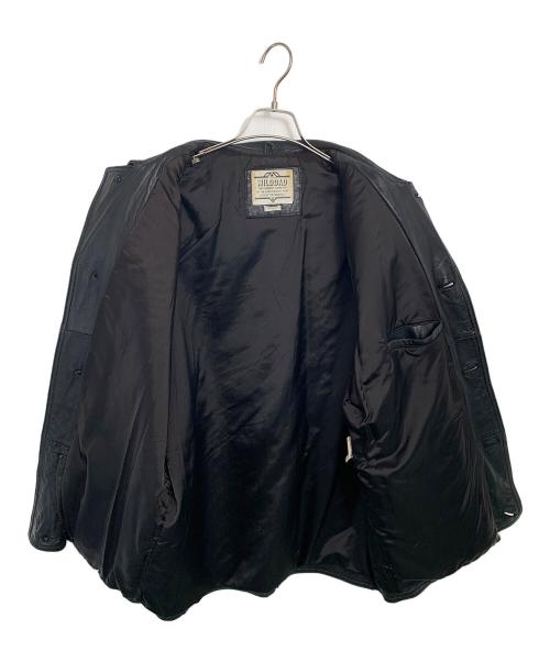 WILDOAD（WILDOAD）WILDOAD (WILDOAD) ラムレザージャケット ブラック サイズ:MEDIUMの古着・服飾アイテム