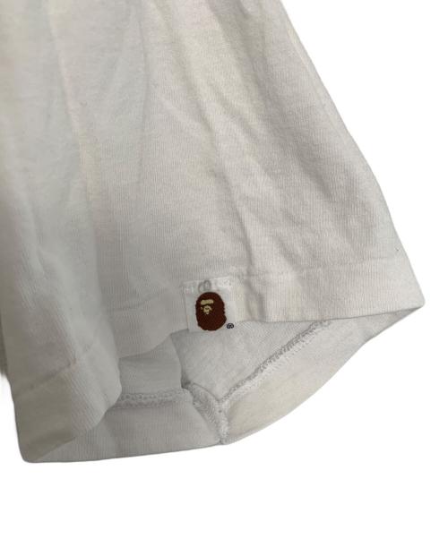 A BATHING APE（ア ベイシング エイプ）A BATHING APE (ア ベイシング エイプ) A BATHING APE FCRB MULTI CAMO COLLEGE TEE ホワイト サイズ:Lの古着・服飾アイテム