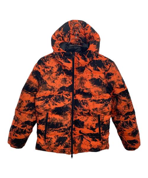 ARMANI EXCHANGE（アルマーニ エクスチェンジ）ARMANI EXCHANGE (アルマーニ エクスチェンジ) ARMANI EXCHANGE 中綿ジャケット ブラック×オレンジ サイズ:XSの古着・服飾アイテム