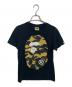 A BATHING APE（ア ベイシング エイプ）の古着「A BATHING APE カットソー」｜ブラック×イエロー