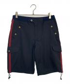 BURBERRY BLACK LABELバーバリーブラックレーベル）の古着「BURBERRY BLACK LABEL ハーフパンツ」｜ブラック