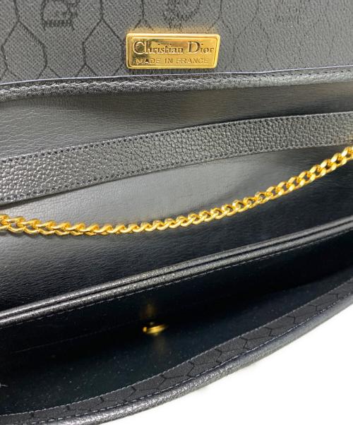 Christian Dior（クリスチャン ディオール）Christian Dior (クリスチャン ディオール) Christian Dior オールド ヴィンテージ チェーンストラップショルダーバッグ ブラックの古着・服飾アイテム
