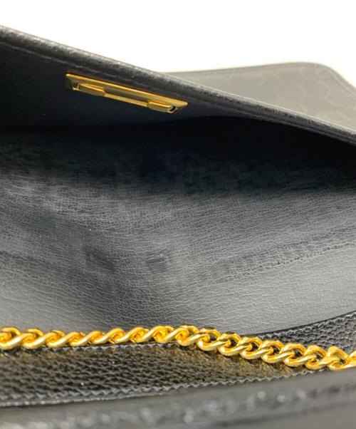 Christian Dior（クリスチャン ディオール）Christian Dior (クリスチャン ディオール) Christian Dior オールド ヴィンテージ チェーンストラップショルダーバッグ ブラックの古着・服飾アイテム