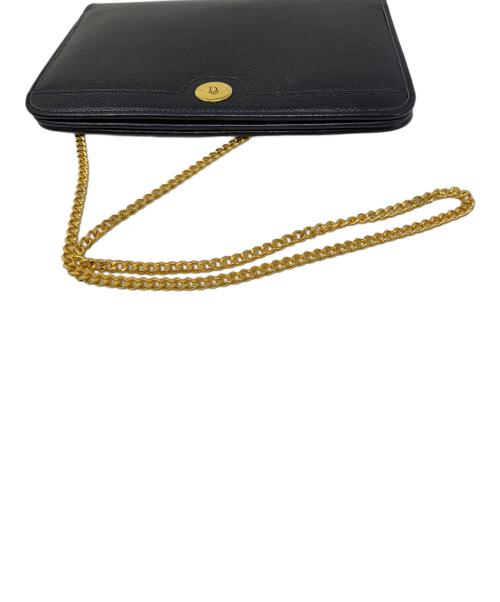 Christian Dior（クリスチャン ディオール）Christian Dior (クリスチャン ディオール) Christian Dior オールド ヴィンテージ チェーンストラップショルダーバッグ ブラックの古着・服飾アイテム