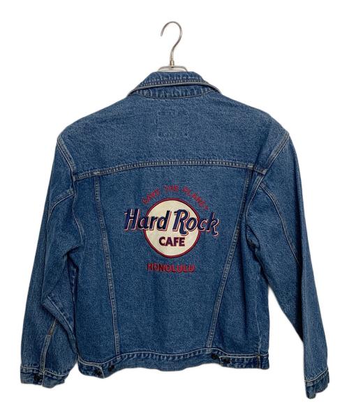 Hard Rock cafe（ハードロックカフェ）Hard Rock cafe (ハードロックカフェ) デニムジャケット ネイビー サイズ:Mの古着・服飾アイテム