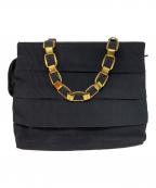 Salvatore Ferragamoサルヴァトーレ フェラガモ）の古着「Salvatore Ferragamo ハンドバッグ」｜ブラック