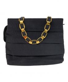 Salvatore Ferragamo（サルヴァトーレ フェラガモ）の古着「Salvatore Ferragamo ハンドバッグ」｜ブラック
