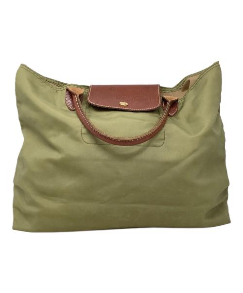 LONGCHAMP（ロンシャン）LONGCHAMP (ロンシャン) トートバッグ ルプリアージュ カーキの古着・服飾アイテム