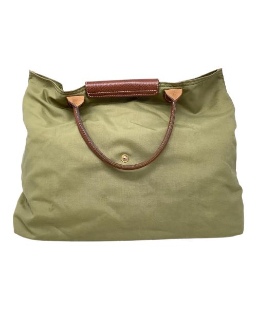 LONGCHAMP（ロンシャン）LONGCHAMP (ロンシャン) トートバッグ ルプリアージュ カーキの古着・服飾アイテム