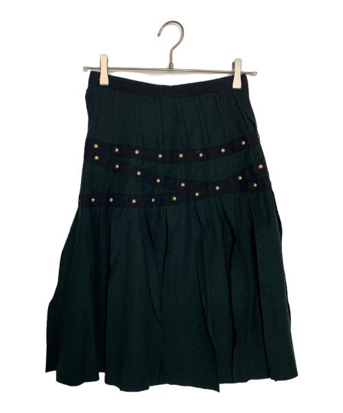 sacai（サカイ）sacai (サカイ) sacai スカート ダークグリーン サイズ:W28の古着・服飾アイテム