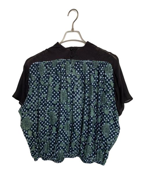 KOLOR（カラー）KOLOR (カラー) KOLOR ブラウス ネイビー×ブラック サイズ:1の古着・服飾アイテム