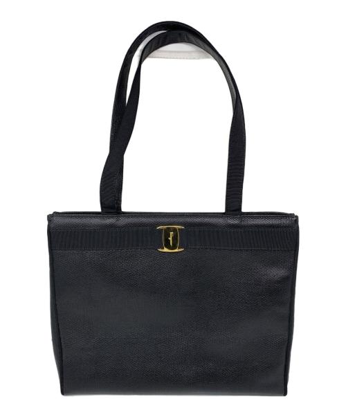 Salvatore Ferragamo（サルヴァトーレ フェラガモ）Salvatore Ferragamo (サルヴァトーレ フェラガモ) Salvatore Ferragamo トートバッグ ブラックの古着・服飾アイテム