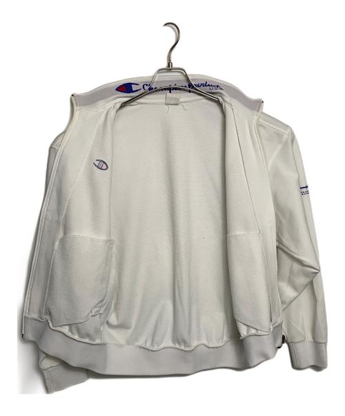Champion（チャンピオン）Champion (チャンピオン) ジップアップジャケット ホワイト サイズ:Oの古着・服飾アイテム