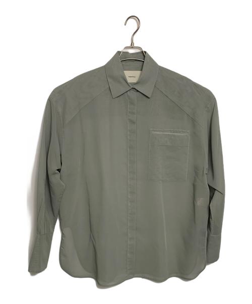 TODAYFUL（トゥデイフル）TODAYFUL (トゥデイフル) Organdy Over Shirts グレー サイズ:Freeの古着・服飾アイテム