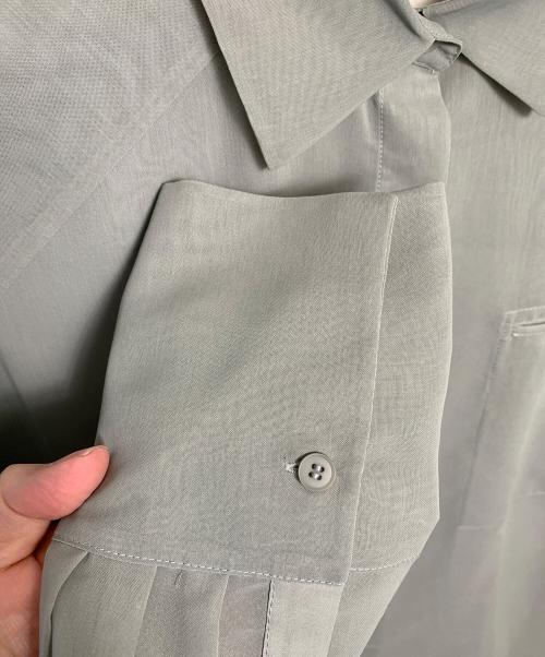 TODAYFUL（トゥデイフル）TODAYFUL (トゥデイフル) Organdy Over Shirts グレー サイズ:Freeの古着・服飾アイテム