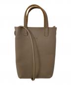 IL BISONTEイル ビゾンテ）の古着「IL BISONTE ミニクロスボディバッグ」｜ブラウン