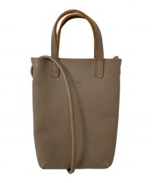 IL BISONTE（イル ビゾンテ）の古着「IL BISONTE ミニクロスボディバッグ」｜ブラウン