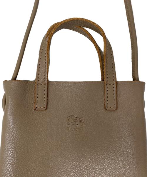 IL BISONTE（イル ビゾンテ）IL BISONTE (イル ビゾンテ) IL BISONTE ミニクロスボディバッグ ブラウンの古着・服飾アイテム