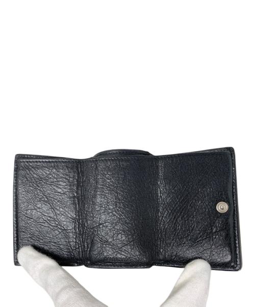 BALENCIAGA（バレンシアガ）BALENCIAGA (バレンシアガ) BALENCIAGA 3つ折り財布 ブラックの古着・服飾アイテム