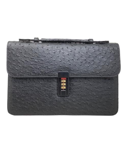 ostrich（オーストリッチ）ostrich (オーストリッチ) セカンドバッグ ブラックの古着・服飾アイテム