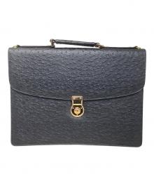 ostrich（オーストリッチ）の古着「ブリーフケース」｜ブラック