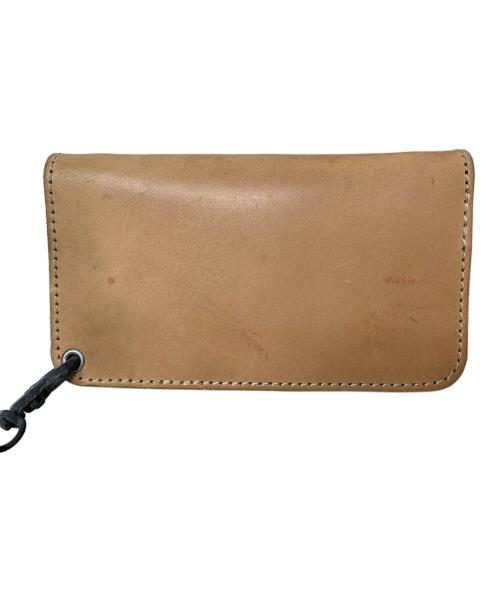 MOTORCYCLE（MOTORCYCLE）MOTORCYCLE (MOTORCYCLE) MOTORCYCLE バイカーズウォレット ベージュの古着・服飾アイテム