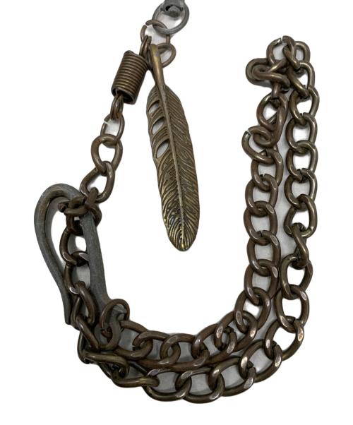 MOTORCYCLE（MOTORCYCLE）MOTORCYCLE (MOTORCYCLE) MOTORCYCLE バイカーズウォレット ベージュの古着・服飾アイテム