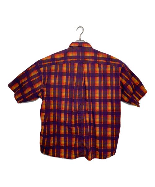 FAT（エフエーティー）FAT (エフエーティー) シャツ オレンジ×ネイビー サイズ:FATの古着・服飾アイテム