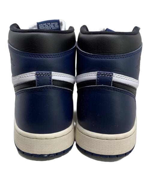 NIKE（ナイキ）NIKE (ナイキ) NIKE AIR JORDAN 1 RETRO HIGH OG MIDNIGHT NAVY ハイカットスニーカー ネイビー×ホワイト サイズ:28㎝の古着・服飾アイテム