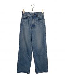 upper hights（アッパーハイツ）の古着「upper hights ハイライズストレートデニム」｜スカイブルー
