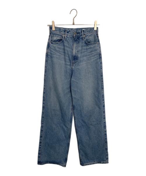 upper hights（アッパーハイツ）upper hights (アッパーハイツ) upper hights ハイライズストレートデニム スカイブルー サイズ:22インチの古着・服飾アイテム