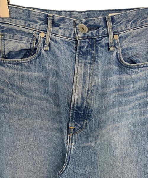 upper hights（アッパーハイツ）upper hights (アッパーハイツ) upper hights ハイライズストレートデニム スカイブルー サイズ:22インチの古着・服飾アイテム