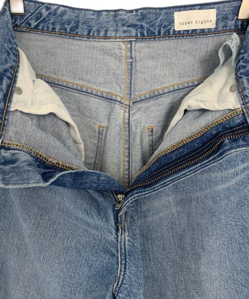 upper hights（アッパーハイツ）upper hights (アッパーハイツ) upper hights ハイライズストレートデニム スカイブルー サイズ:22インチの古着・服飾アイテム