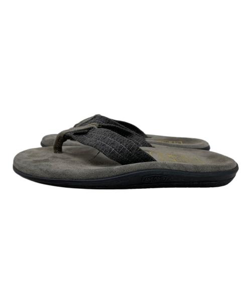 ISLAND SLIPPER（アイランドスリッパ）ISLAND SLIPPER (アイランドスリッパ) ISLAND SLIPPER Ultimate Suede トングサンダル グレー サイズ:6の古着・服飾アイテム
