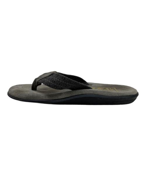 ISLAND SLIPPER（アイランドスリッパ）ISLAND SLIPPER (アイランドスリッパ) ISLAND SLIPPER Ultimate Suede トングサンダル グレー サイズ:6の古着・服飾アイテム