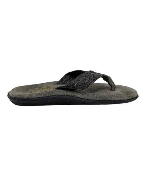 ISLAND SLIPPER（アイランドスリッパ）ISLAND SLIPPER (アイランドスリッパ) ISLAND SLIPPER Ultimate Suede トングサンダル グレー サイズ:6の古着・服飾アイテム