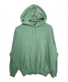 KEBOZ（ケボズ）の古着「KEBOZ プルオーバーパーカー」｜ライトグリーン