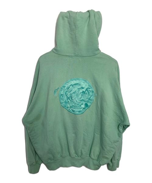 KEBOZ（ケボズ）KEBOZ (ケボズ) KEBOZ プルオーバーパーカー ライトグリーン サイズ:XLの古着・服飾アイテム