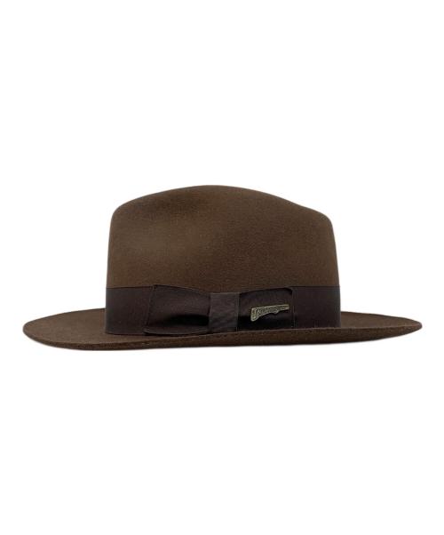 INDIANA JONES（インディアナジョーンズ）INDIANA JONES (インディアナジョーンズ) ハット ブラウン サイズ:MEDIUMの古着・服飾アイテム